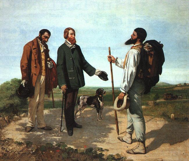 Gustave Courbet Bonjour Monsieur Courbet china oil painting image